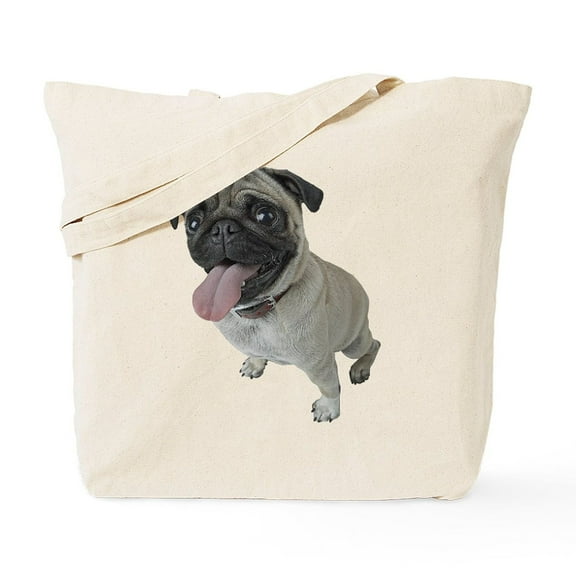 CafePress - Pug Close Up Tote Bag - Unisex Canvas Tote Bag, Beige, 1-Piece