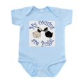 thumbnail image 1 of CafePress - Pug Cousins Infant Bodysuit - Baby Light Bodysuit, Size Newborn - 24 Months, 1 of 4