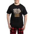 thumbnail image 1 of CafePress - Pug Dad Dog Gift Men's Dark Pajamas - Men's Dark Loose Fit Cotton Pajama Set, 1 of 7