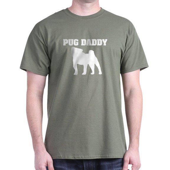 CafePress - Pug Daddy Dark T Shirt - Men's Classic Graphic Cotton T-Shirt
