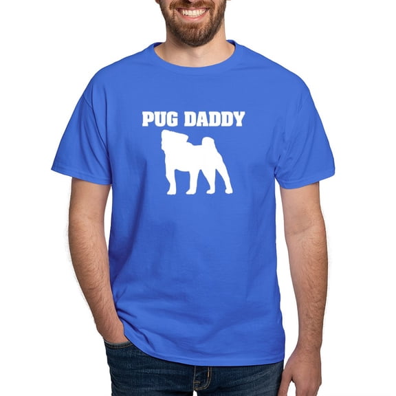 CafePress - Pug Daddy Dark T Shirt - Men's Classic Graphic Cotton T-Shirt