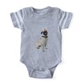 thumbnail image 1 of CafePress - Pug Dog Party - Cute Infant Baby Football Bodysuit, 1 of 3