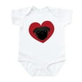 thumbnail image 1 of CafePress - Pug Love Baby Light Bodysuit - Baby Light Bodysuit, Size Newborn - 24 Months, 1 of 4