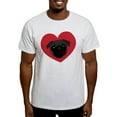 thumbnail image 1 of CafePress - Pug Love Light T Shirt - Men's Classic Graphic T-Shirt, 1 of 4