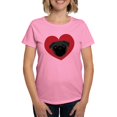 thumbnail image 1 of CafePress - Pug Love Women's Classic T Shirt - Women's Traditional Fit Dark T-Shirt, 1 of 4