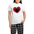 thumbnail image 1 of CafePress - Pug Love Women's Light Pajamas - Women's Short Sleeve Print T-Shirt and Pants Light Cotton Pajama Set, 1 of 7