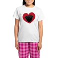 thumbnail image 1 of CafePress - Pug Love Women's Light Pajamas - Women's Short Sleeve Print T-Shirt and Pants Light Cotton Pajama Set, 1 of 7