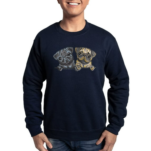 CafePress - Pug Pals Sweatshirt - Classic Crew Neck Sweatshirt