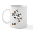 thumbnail image 1 of CafePress - Puggle Mom Mug - 11 oz Ceramic Mug - Novelty Coffee Tea Cup, 1 of 3