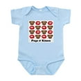 thumbnail image 1 of CafePress - Pugs And Kisses Infant Bodysuit - Baby Light Bodysuit, Size Newborn - 24 Months, 1 of 4