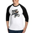 thumbnail image 1 of CafePress - Pugs Can Jump - Cotton Baseball Jersey, 3/4 Raglan Sleeve Shirt, 1 of 4
