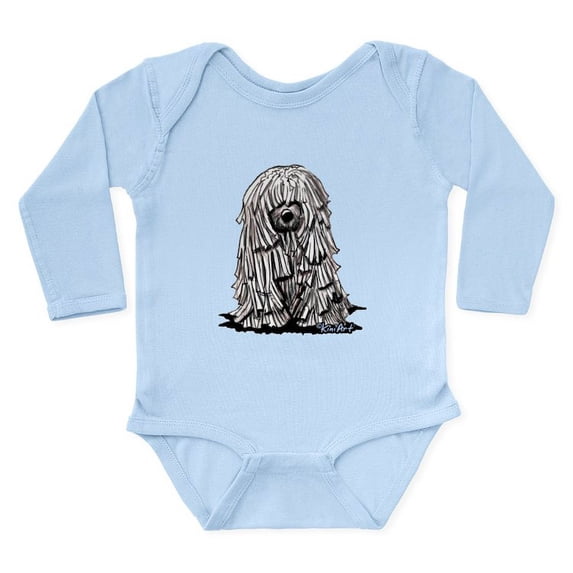 CafePress - Puli Dog Long Sleeve Infant Bodysuit - Long Sleeve Cotton Baby Bodysuit