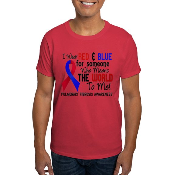 CafePress - Pulmonary Fibrosis Meansworldtome2 Light T Shirt - Men's Classic Graphic Cotton T-Shirt