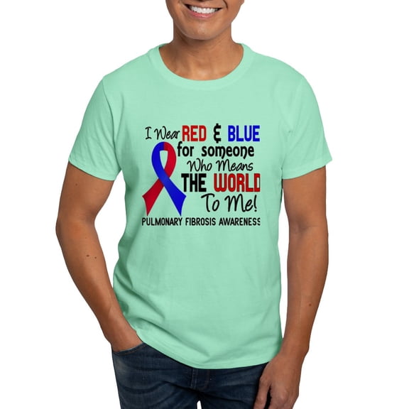 CafePress - Pulmonary Fibrosis Meansworldtome2 Light T Shirt - Men's Classic Graphic Cotton T-Shirt
