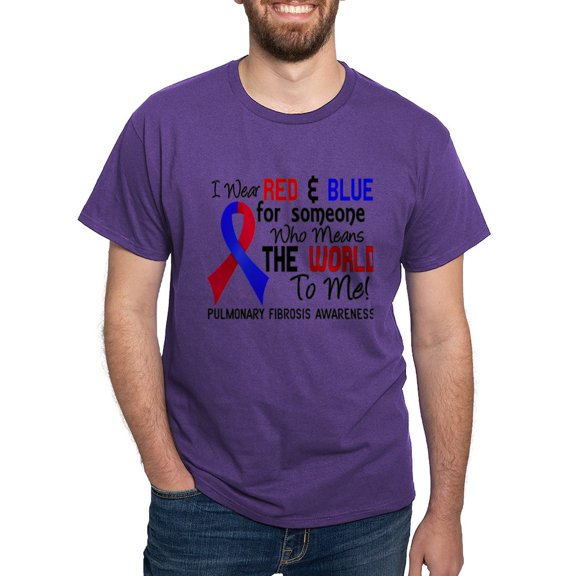 CafePress - Pulmonary Fibrosis Meansworldtome2 Light T Shirt - Men's Classic Graphic Cotton T-Shirt