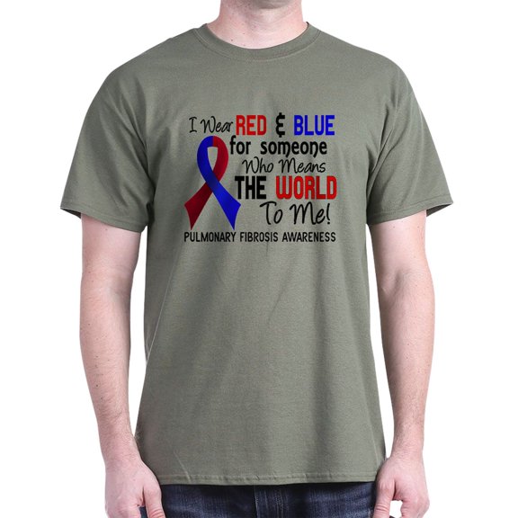 CafePress - Pulmonary Fibrosis Meansworldtome2 Light T Shirt - Men's Classic Graphic Cotton T-Shirt