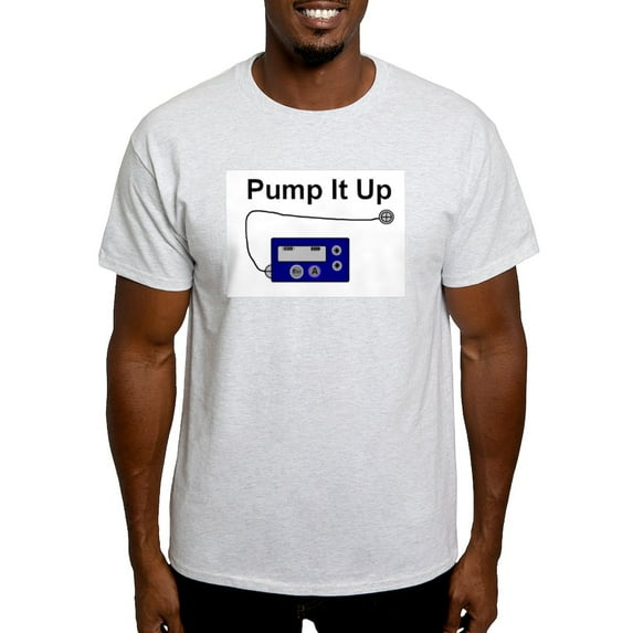 CafePress - Pump It Up Light T Shirt - Men's Classic Graphic T-Shirt