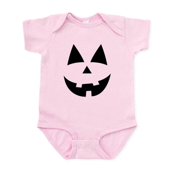 CafePress - Pumpkin Face Body Suit - Baby Light Bodysuit, Size Newborn - 24 Months