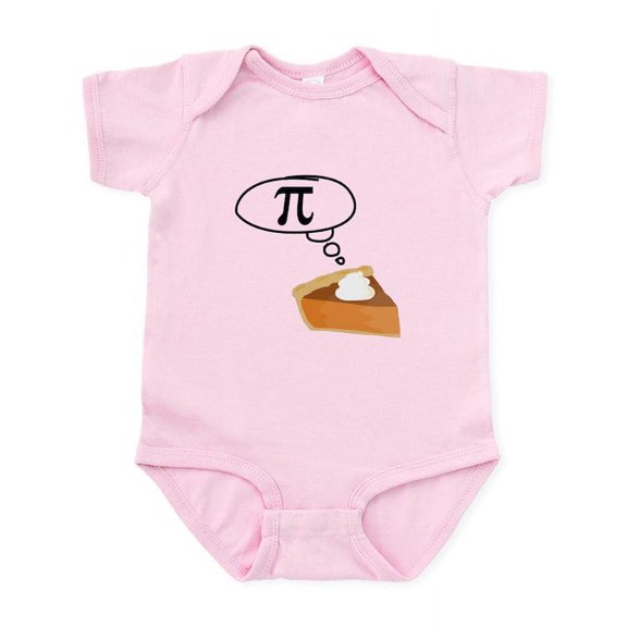 CafePress - Pumpkin Pie Pi Math Humor Body Suit - Baby Light Bodysuit, Size Newborn - 24 Months