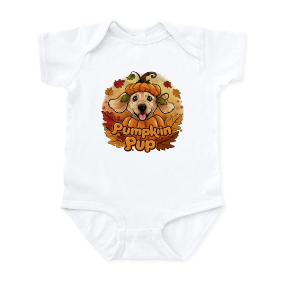 CafePress - Pumpkin Pup - Baby Light Bodysuit, Size Newborn - 24 Months