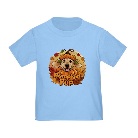 CafePress - Pumpkin Pup Toddler T Shirt - Cute Toddler T-Shirt, 100% Cotton