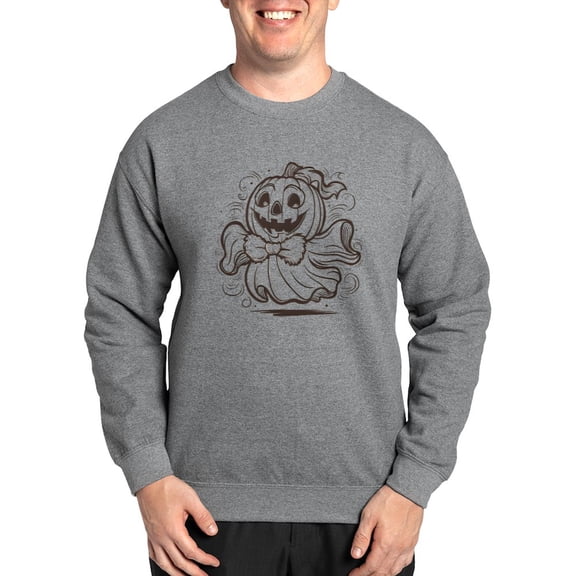 CafePress - Pumpkin T Shirt - Crew Neck Sweatshirt