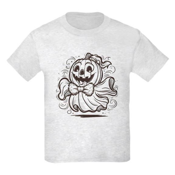 CafePress - Pumpkin T Shirt Kids T Shirt - Light Classic Kids Graphic, Short Sleeve T-Shirt, Sizes XS-XL
