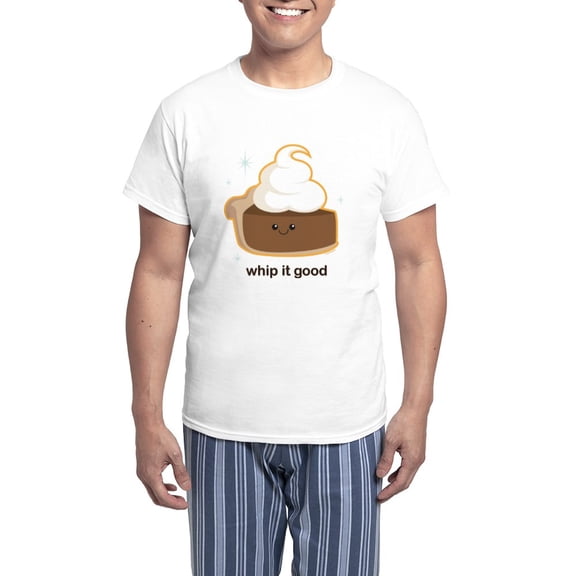 CafePress - Pumpkinpie Men's Light Pajamas - Men's Light Loose Fit Cotton Pajama Set