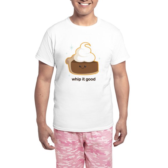 CafePress - Pumpkinpie Men's Light Pajamas - Men's Light Loose Fit Cotton Pajama Set
