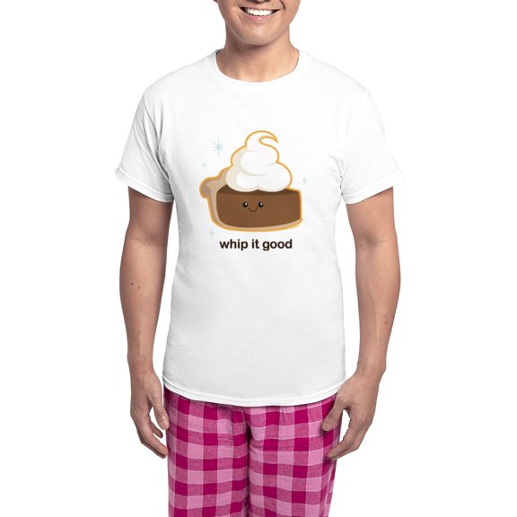 CafePress - Pumpkinpie Men's Light Pajamas - Men's Light Loose Fit Cotton Pajama Set
