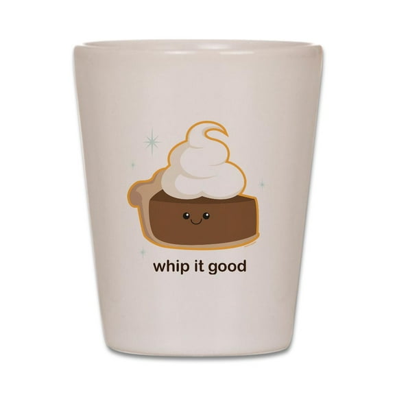 CafePress - Pumpkinpie - White Shot Glass, Unique and Funny Shot Glass