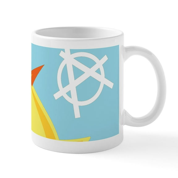 CafePress - Punk Rock Easter Chick Mugs - 11 oz Ceramic Mug - Novelty Coffee Tea Cup