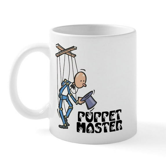 CafePress - Puppet Master Mug - 11 oz Ceramic Mug - Novelty Coffee Tea Cup
