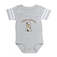 thumbnail image 1 of CafePress - Puppyfront - Cute Infant Baby Football Bodysuit, 1 of 3