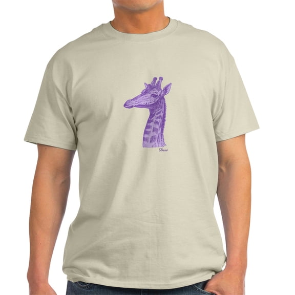 CafePress - Purple Giraffe T Shirt - Men's Classic Graphic T-Shirt