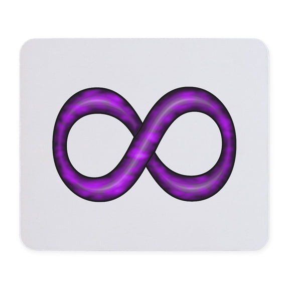CafePress - Purple Infinity Symbol Mousepad - Non-slip Rubber Mousepad, Gaming Mouse Pad
