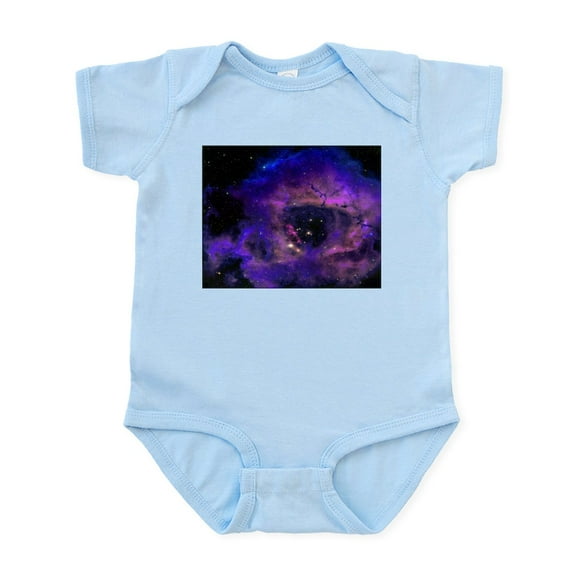 CafePress - Purple Nebula Body Suit - Baby Light Bodysuit, Size Newborn - 24 Months