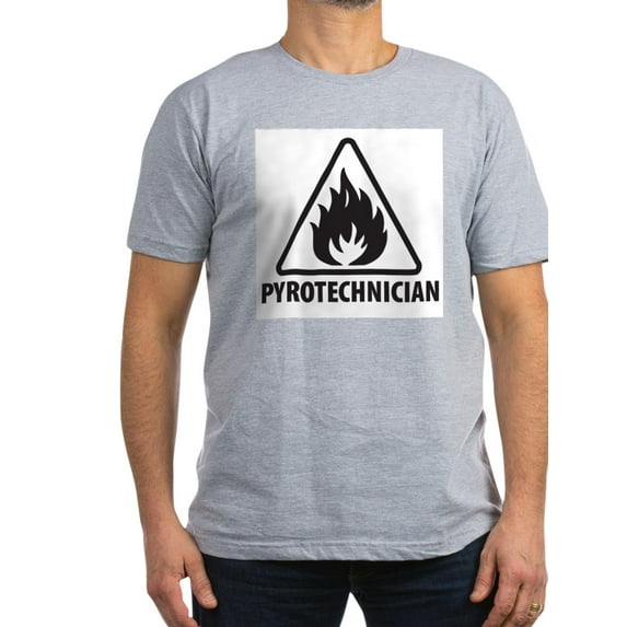 CafePress - Pyrotech1_Front T Shirt - Men's Fitted T-Shirt