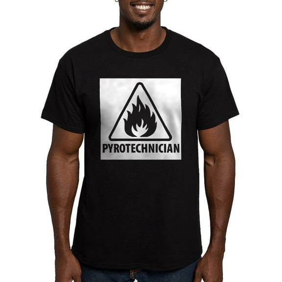 CafePress - Pyrotech1_Front T Shirt - Men's Fitted T-Shirt