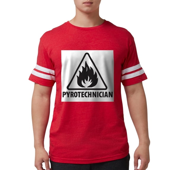 CafePress - Pyrotechnician T Shirt - Mens Football Shirt
