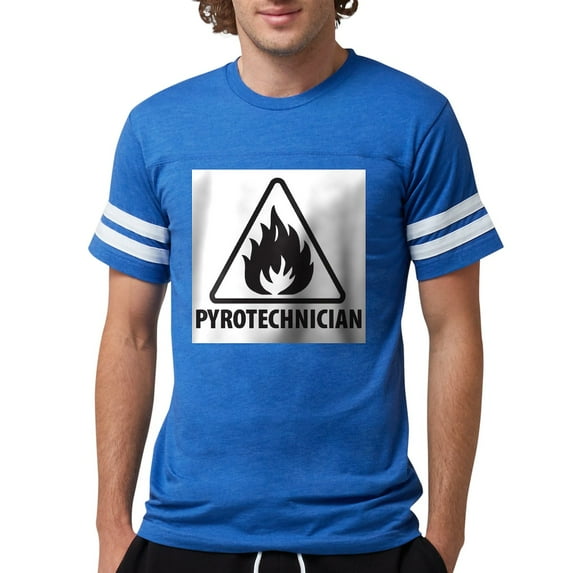 CafePress - Pyrotechnician T Shirt - Mens Football Shirt