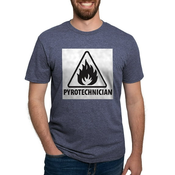 CafePress - Pyrotechnician T Shirt - Mens Tri-blend T-Shirt