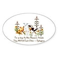 thumbnail image 1 of CafePress - Pythagoras Vegetarian Quote - Sticker (Oval), 1 of 1