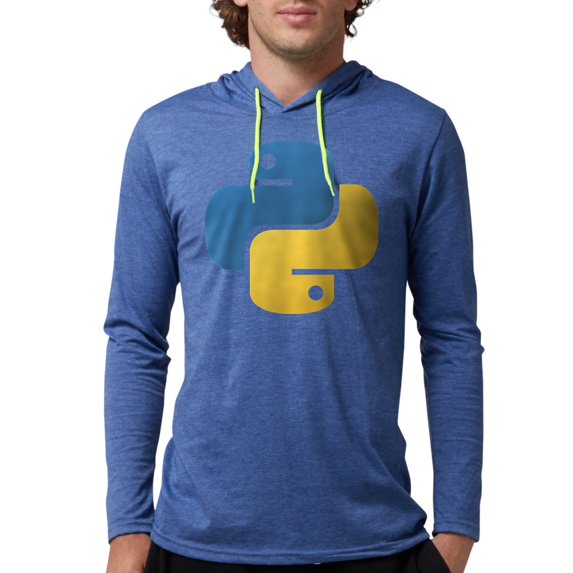 CafePress - Python Long Sleeve T Shirt - Mens Hooded Shirt