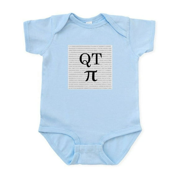 CafePress - QT Pi Infant Bodysuit - Baby Light Bodysuit, Size Newborn - 24 Months