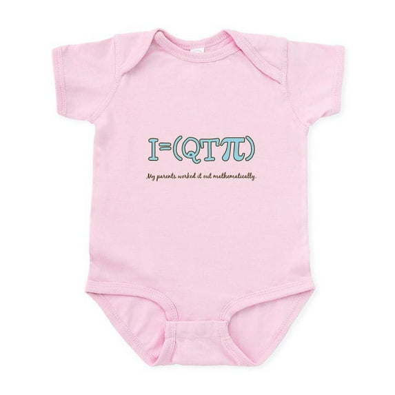 CafePress - QT Pi Infant Bodysuit / Creeper Cutie Pie - Baby Light Bodysuit, Size Newborn - 24 Months