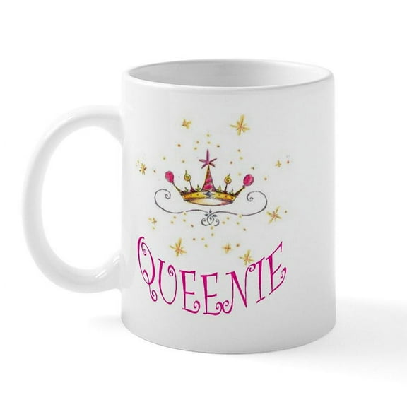CafePress - QUEENIE Mug - 11 oz Ceramic Mug - Novelty Coffee Tea Cup