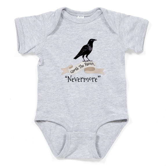 CafePress - QUOTH THE RAVEN... NEVERMORE - Cute Infant Bodysuit Baby Romper - Size Newborn - 24 Months