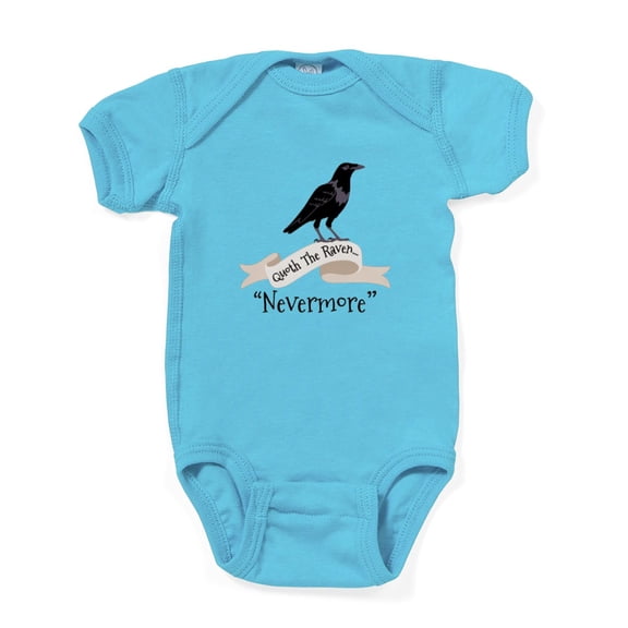 CafePress - QUOTH THE RAVEN... NEVERMORE - Cute Infant Bodysuit Baby Romper - Size Newborn - 24 Months