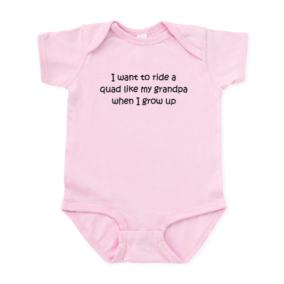 CafePress - Quad Like Grandpa Infant Bodysuit - Baby Light Bodysuit, Size Newborn - 24 Months